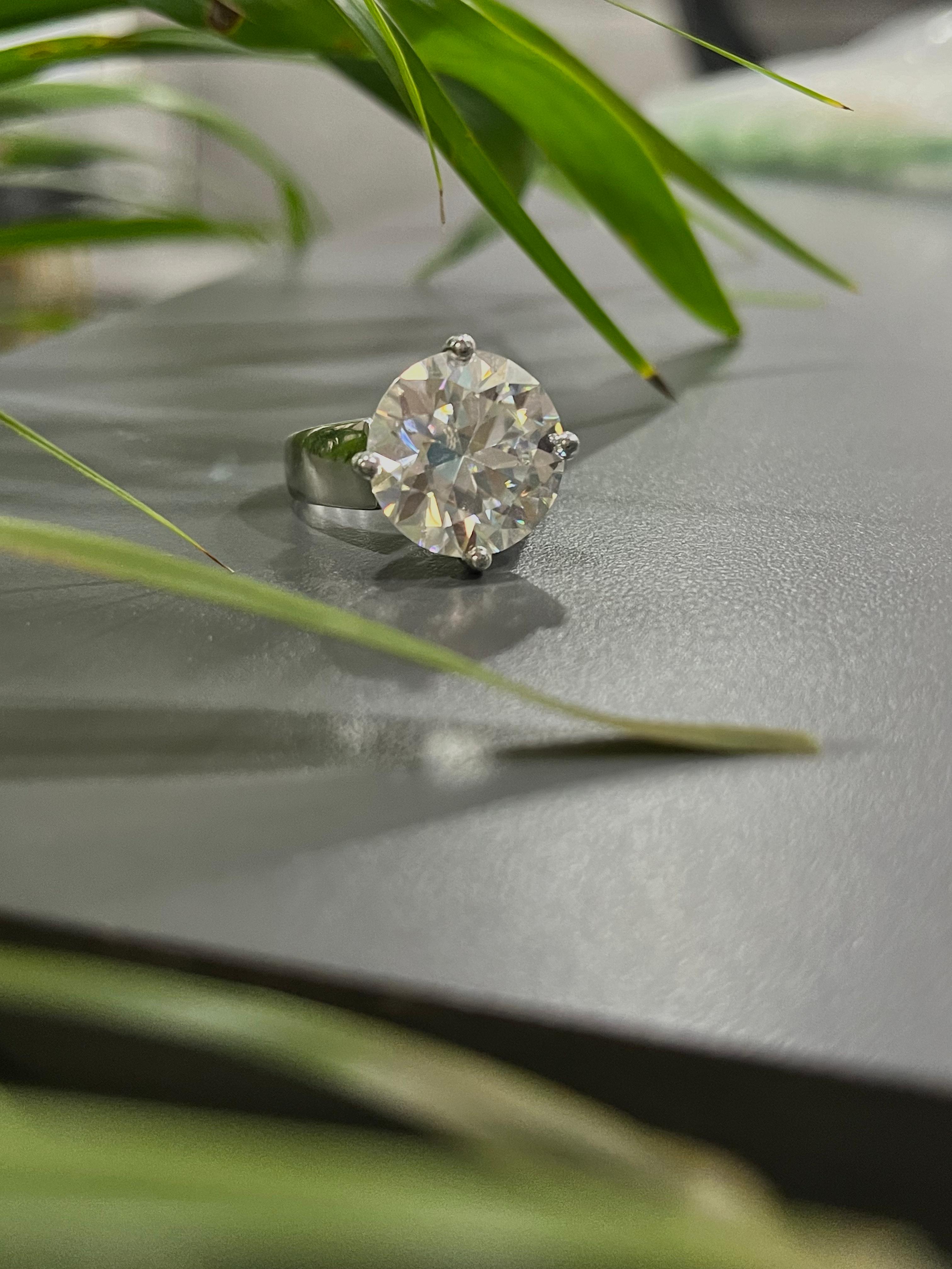 Hex Cocktail Ring w/ Ethiopian Opal and Pavé Diamonds – ReRe Jewelry