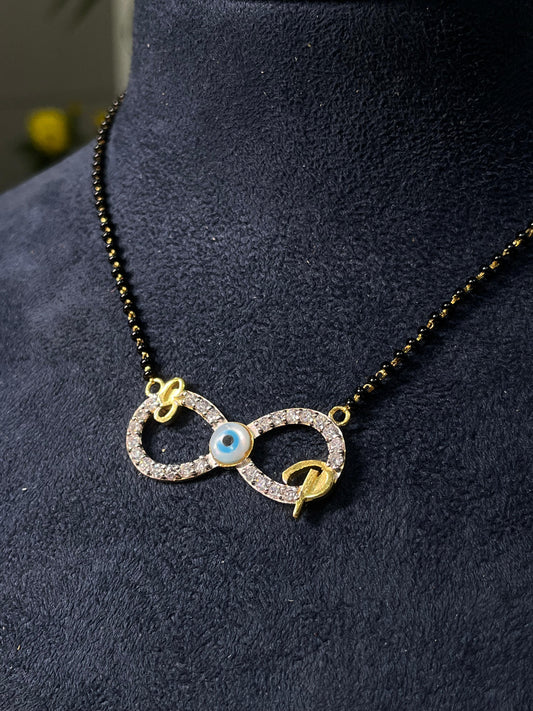 Evil Eye Initial Mangalsutra