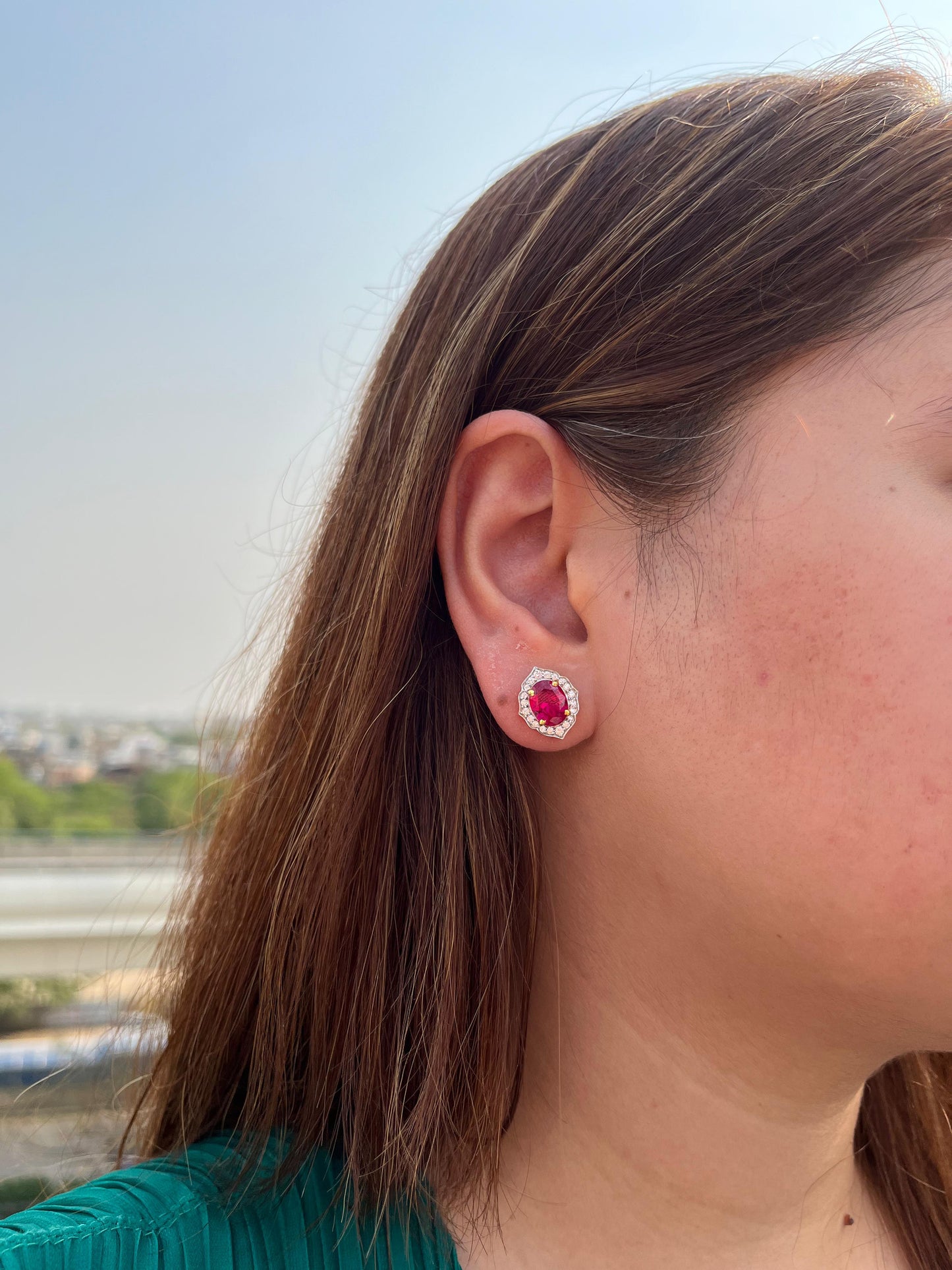Ruby Love Earrings