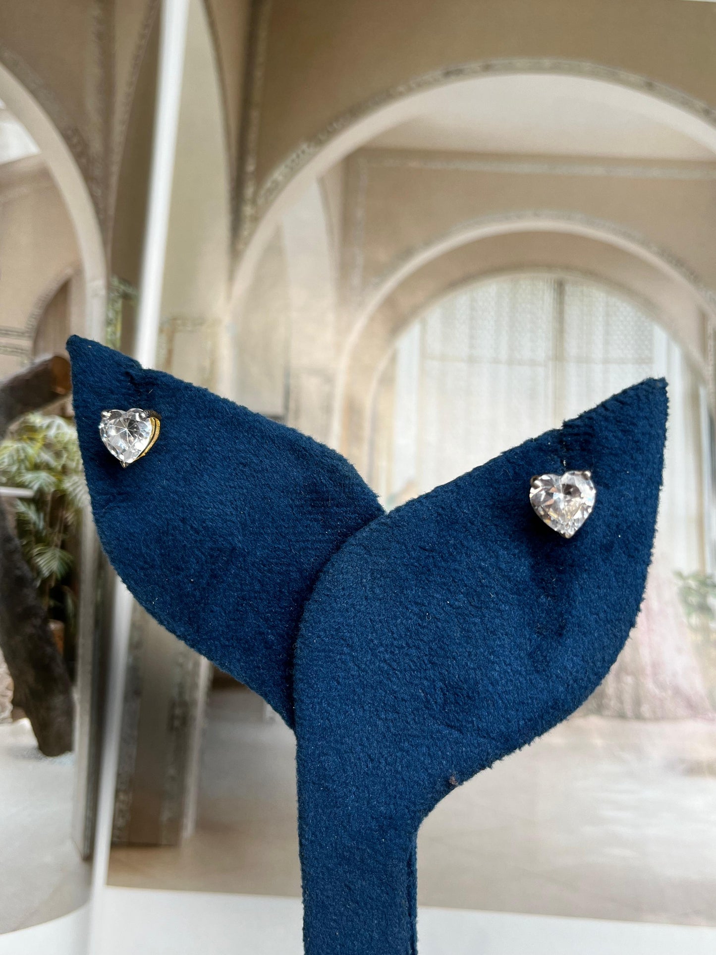 Heart studs
