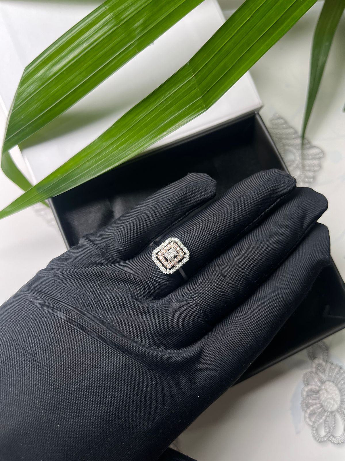 Octagon Precious Diamond ring