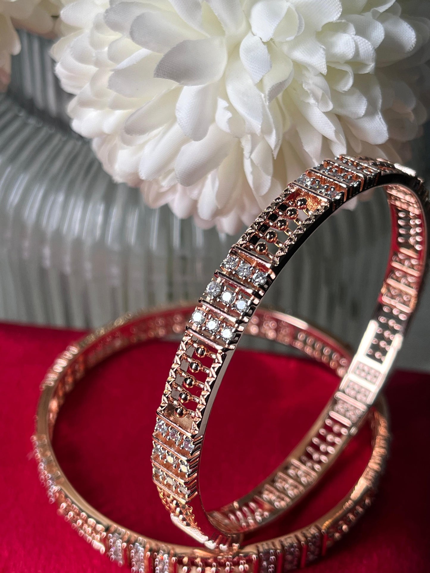 Nav diamond bangles