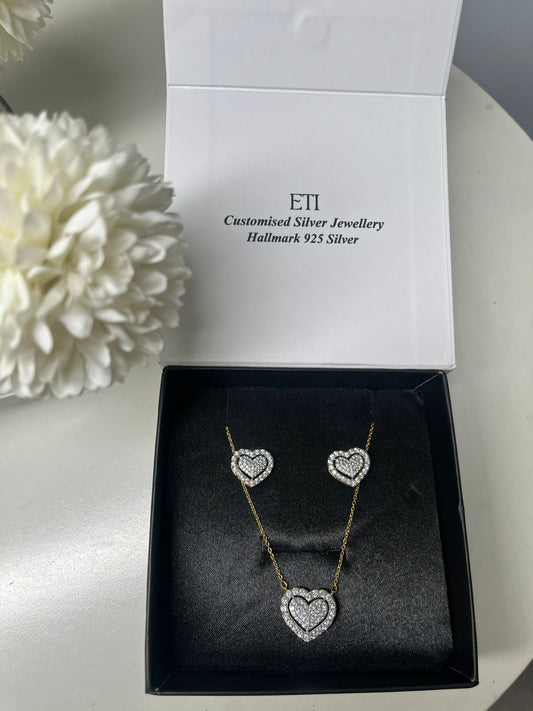 Twin Heart Glam Set