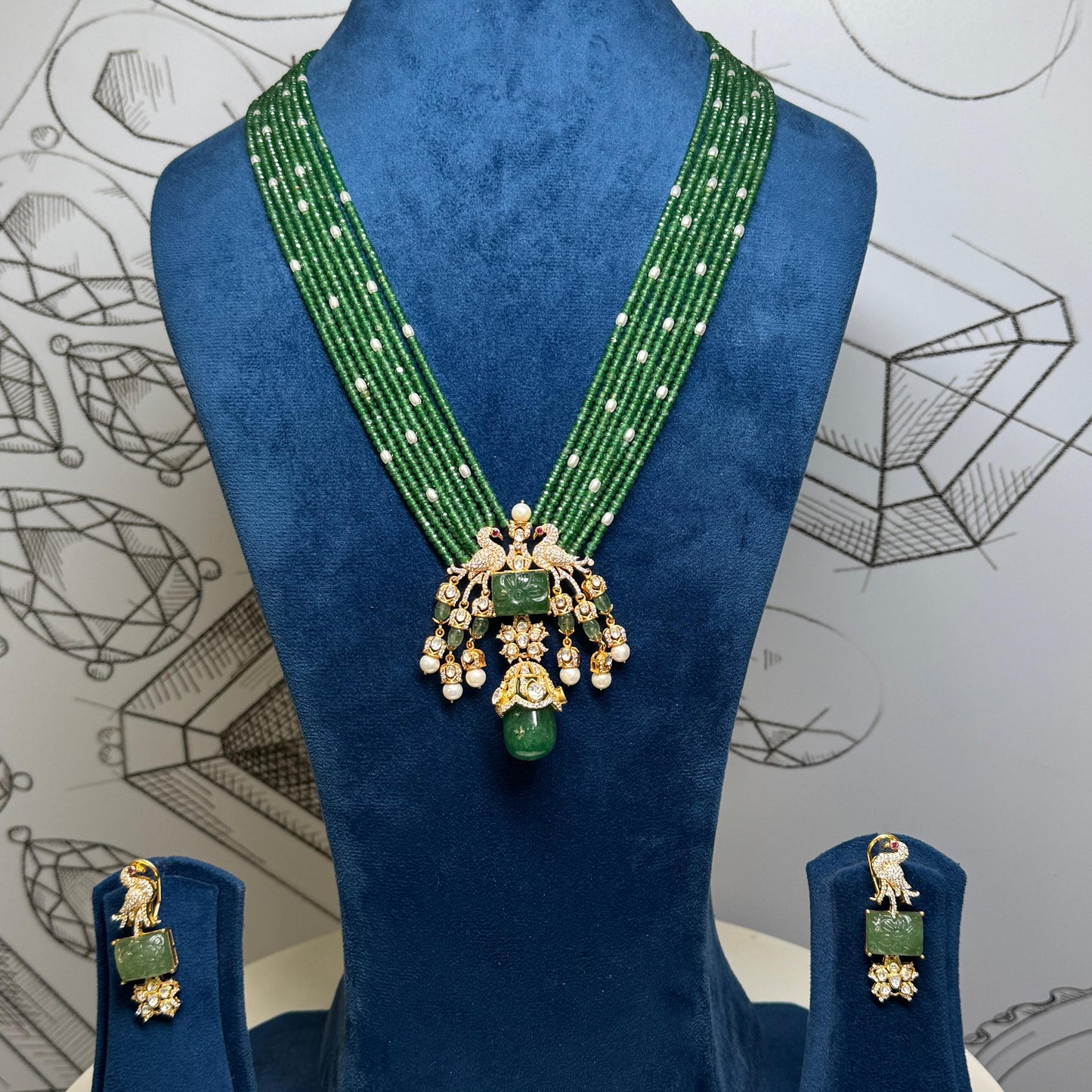 The Mayur Moissanite Necklace