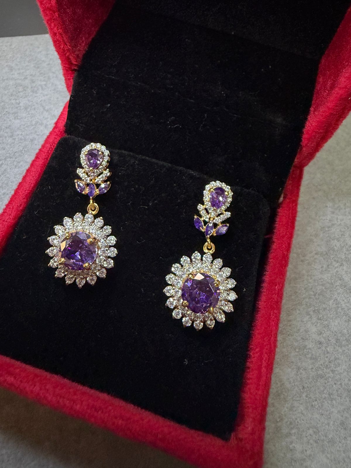 Amethyst Dangler Earrings