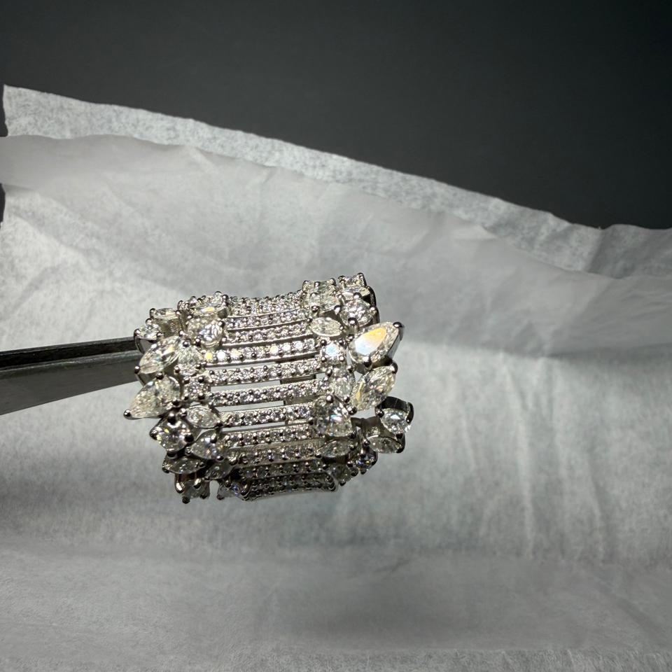 Shine Pear Marquise Ring