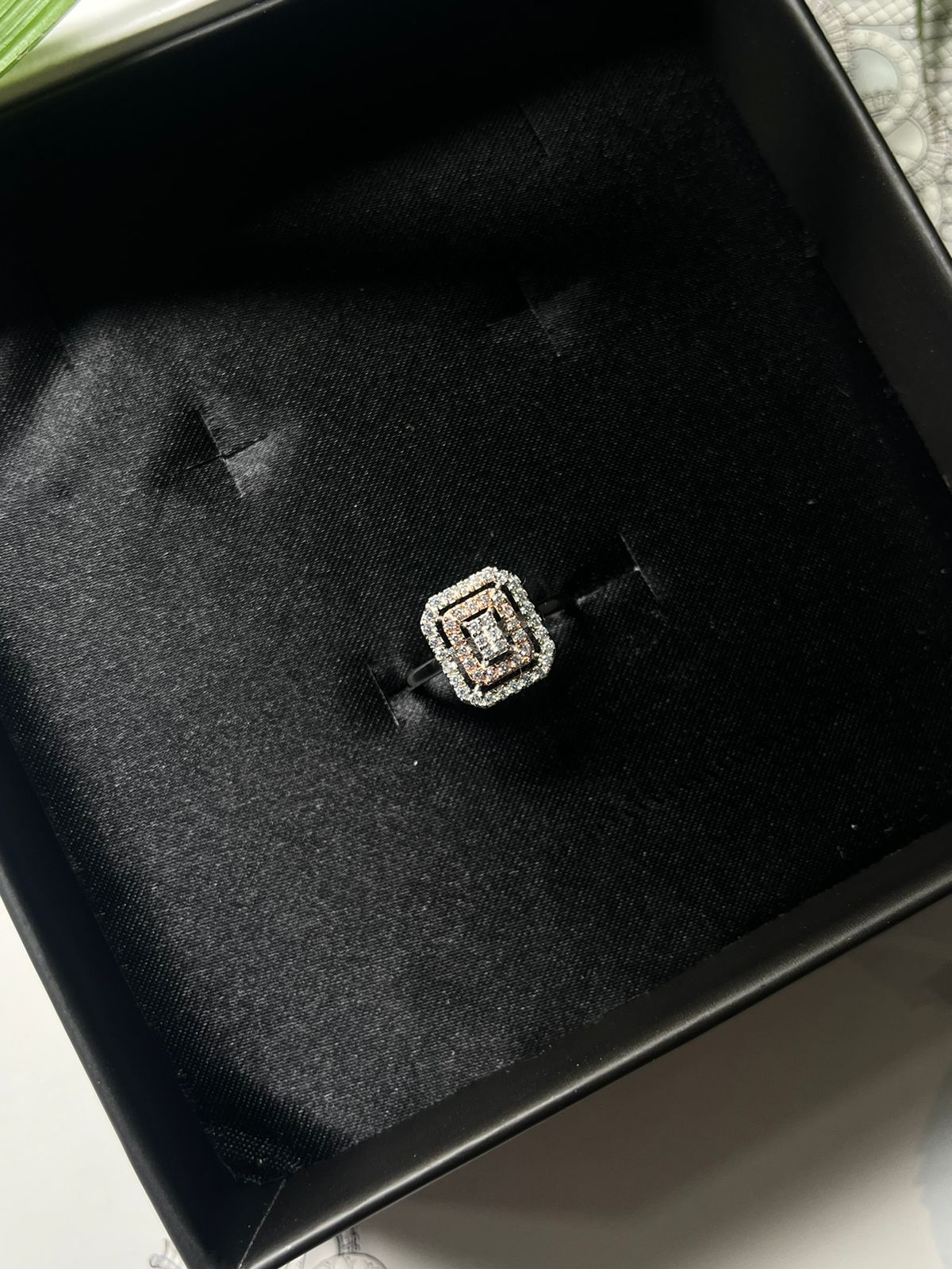Octagon Precious Diamond ring