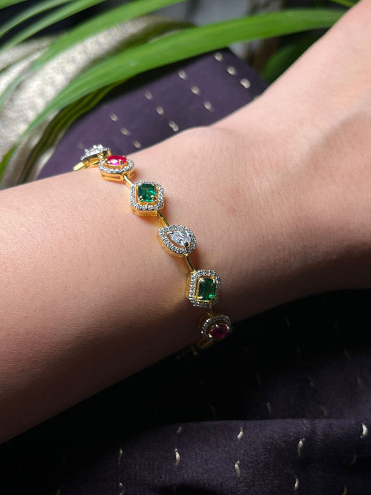 Ruby Emerald Bracelet
