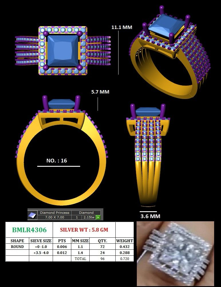 Princess Halo Ring
