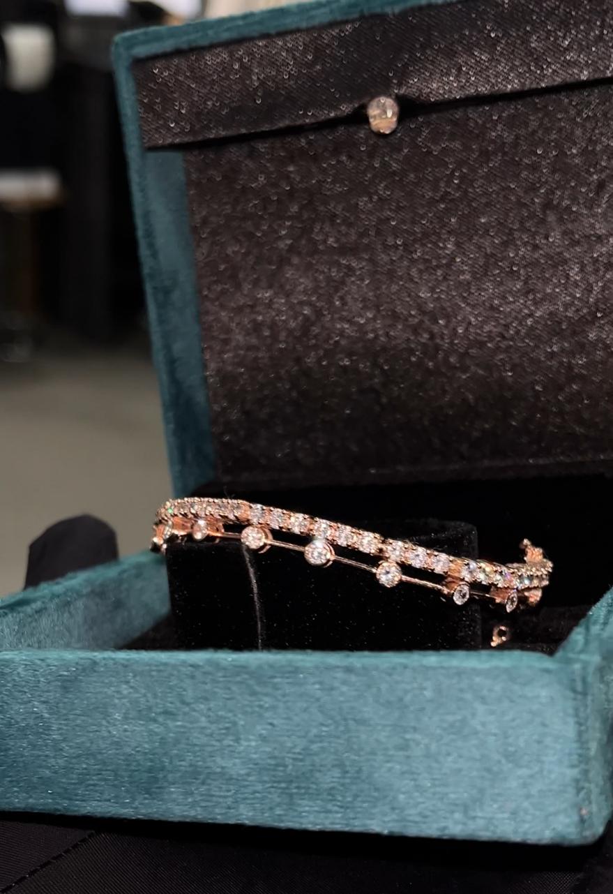 Double Layer Tennis Bracelet