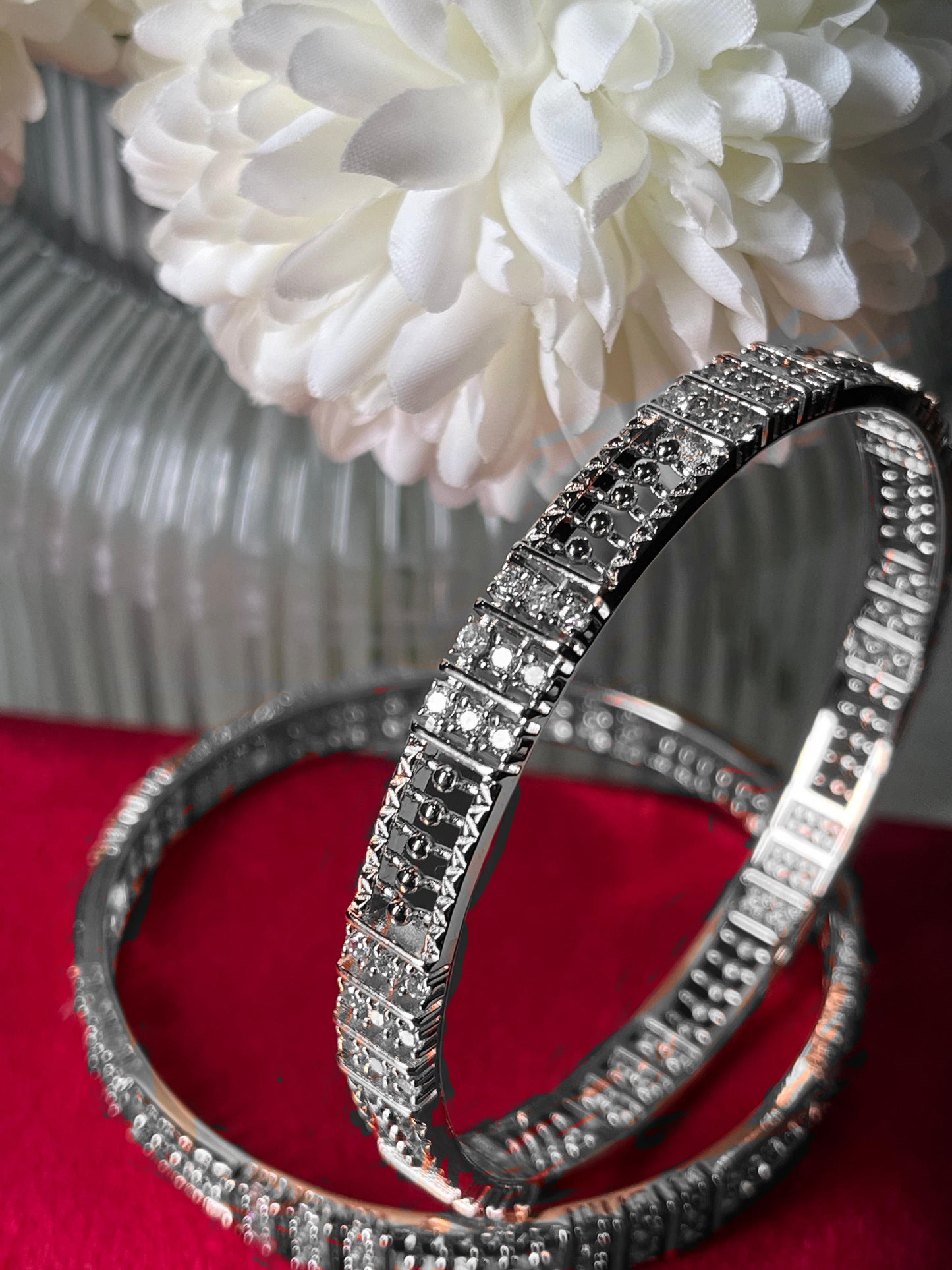 Nav diamond bangles
