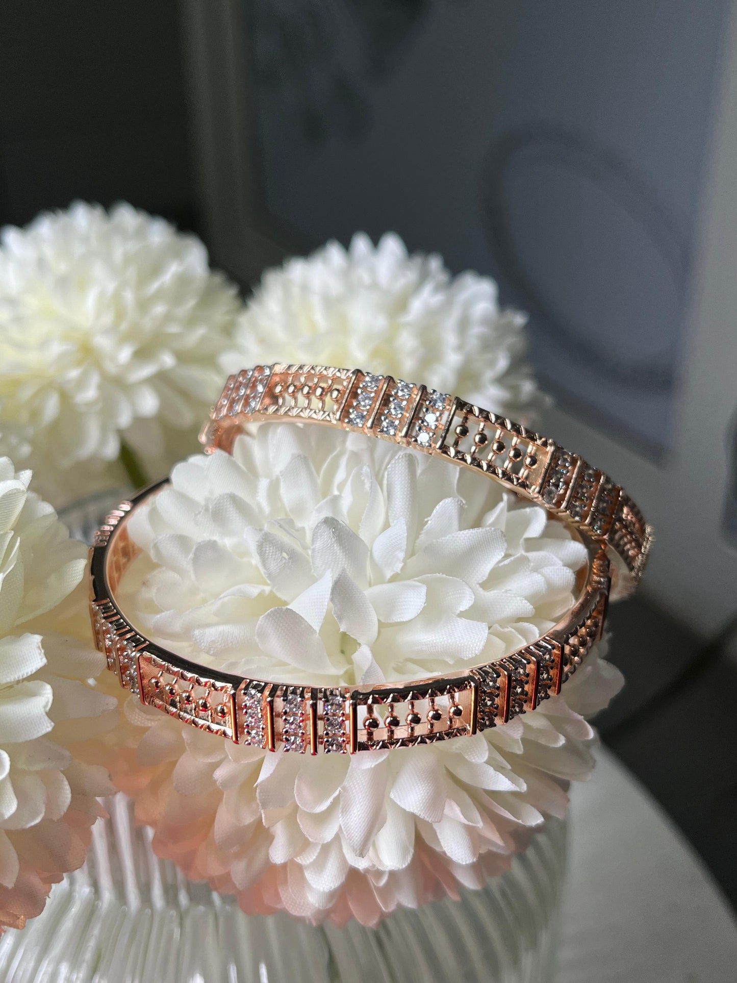 Nav diamond bangles