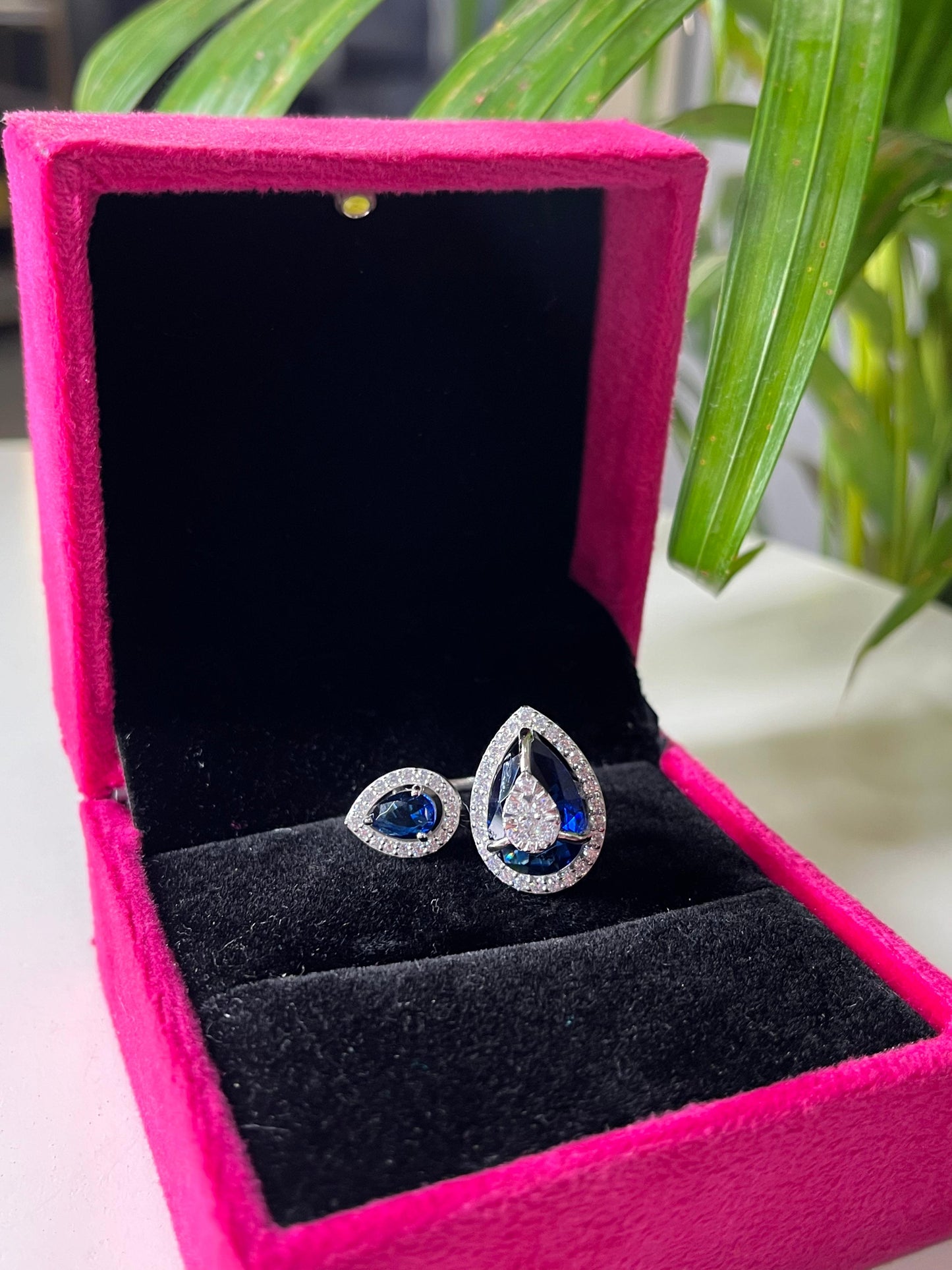 Ocean diamond ring