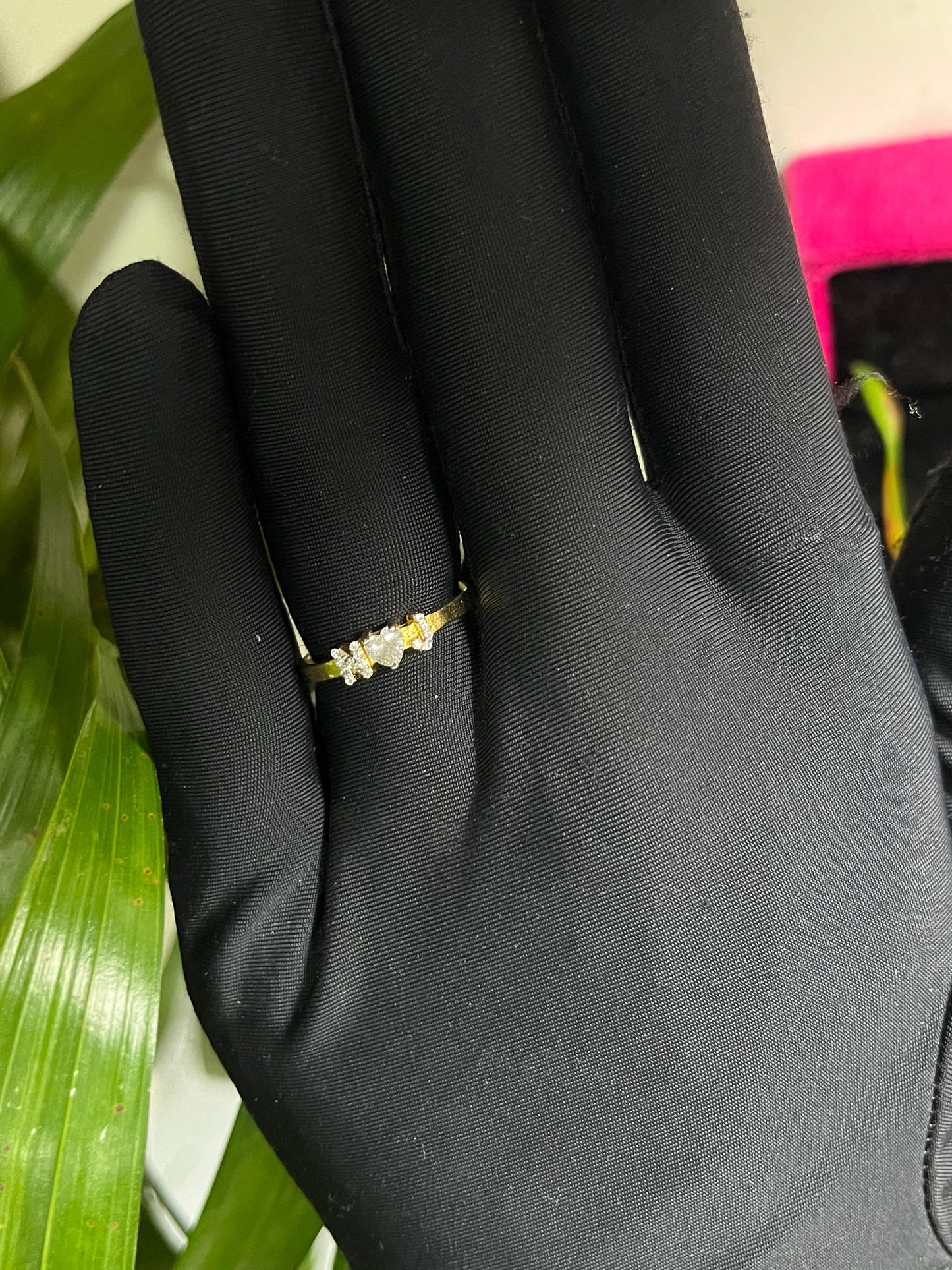 Initial Half Eternity Ring