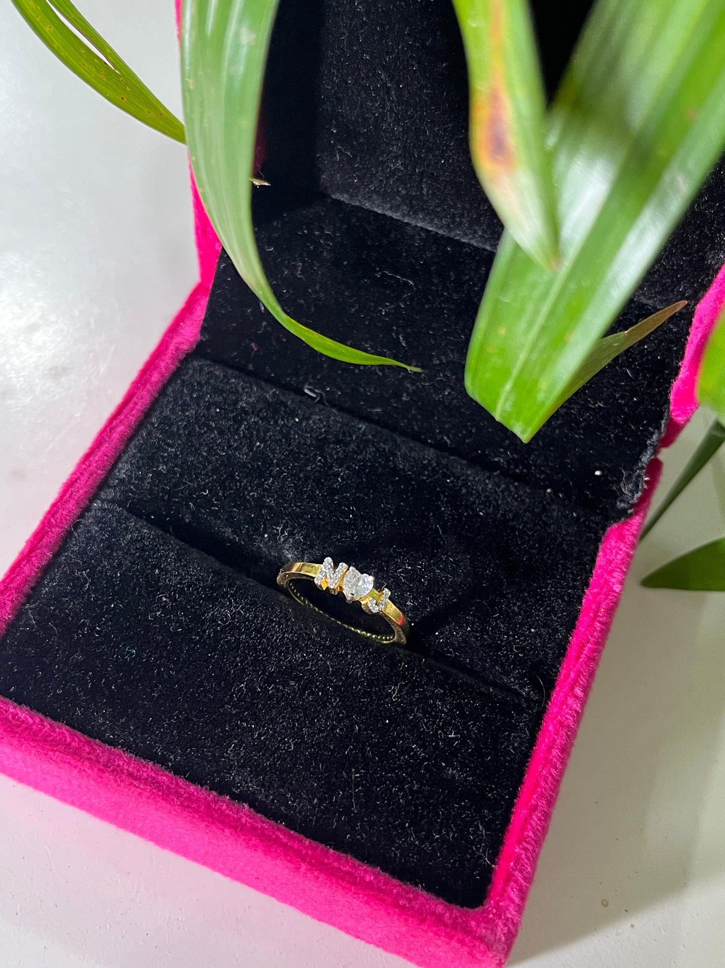 Initial Half Eternity Ring