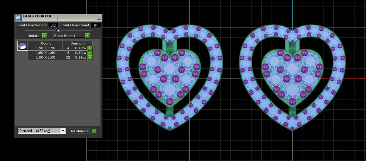 Precious Heart Halo Earrings