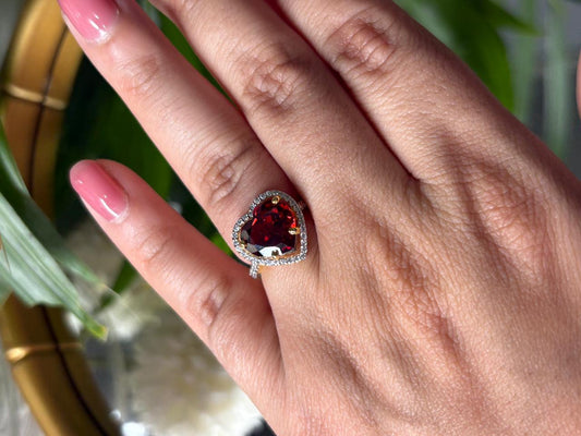 Garnet ring