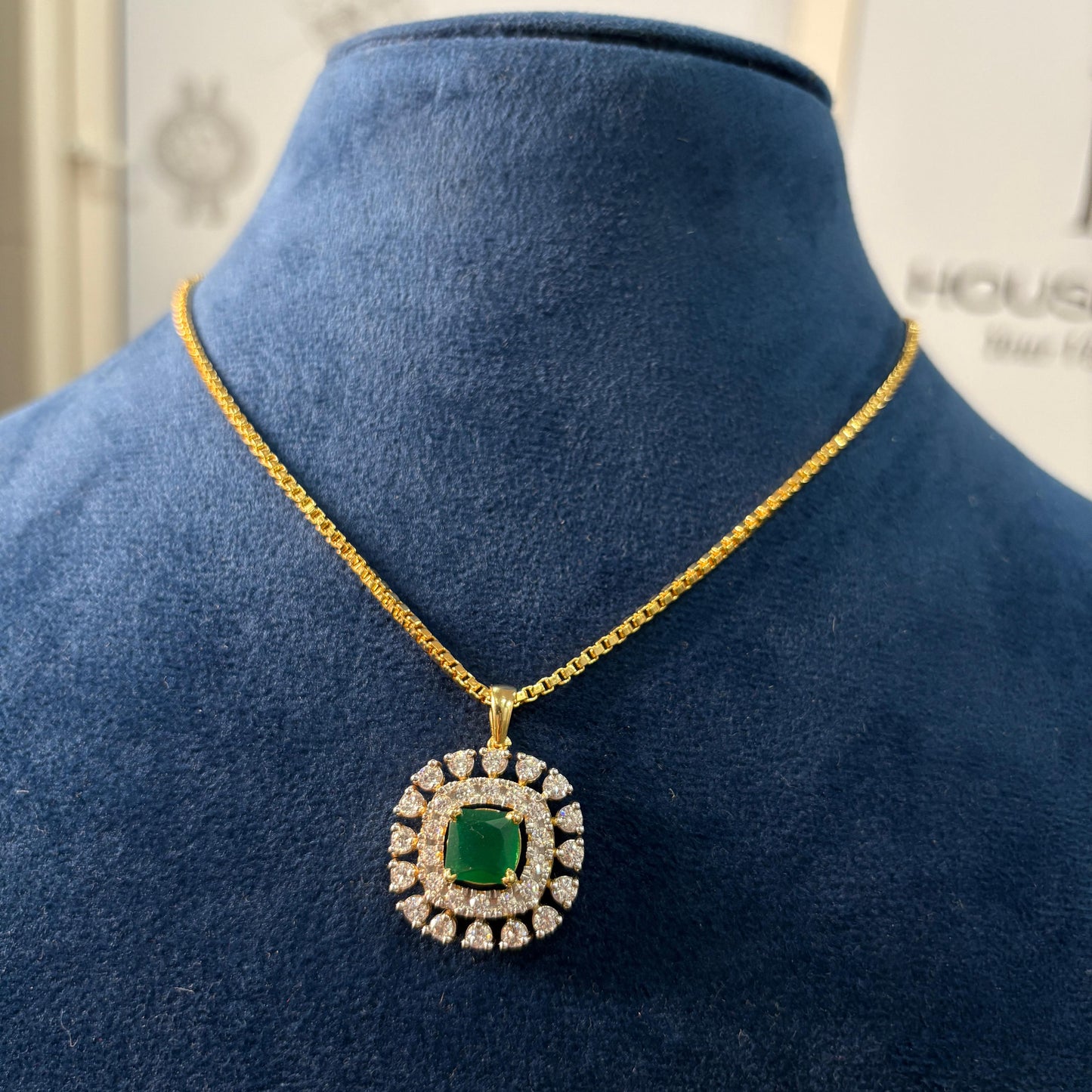 Tulip Set With Ring (Pendant size large)