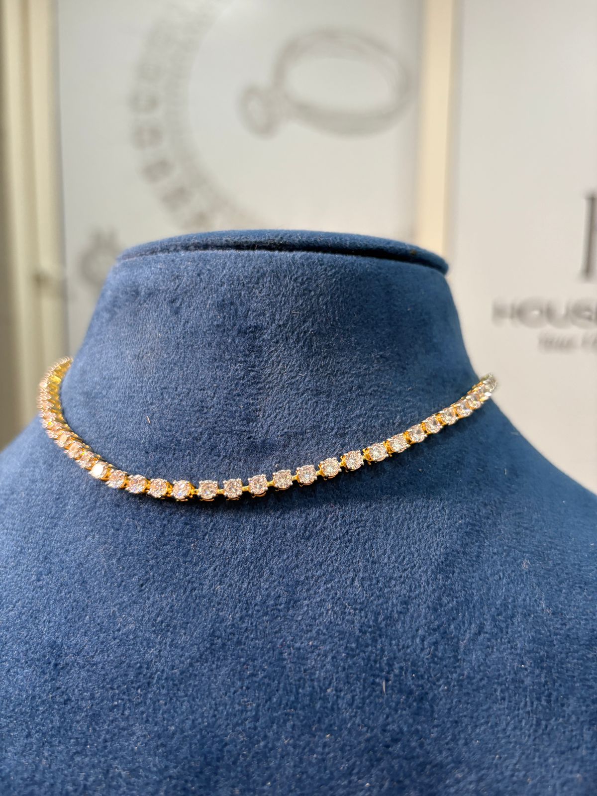 Diamond Line Necklace