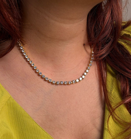 Diamond Line Necklace