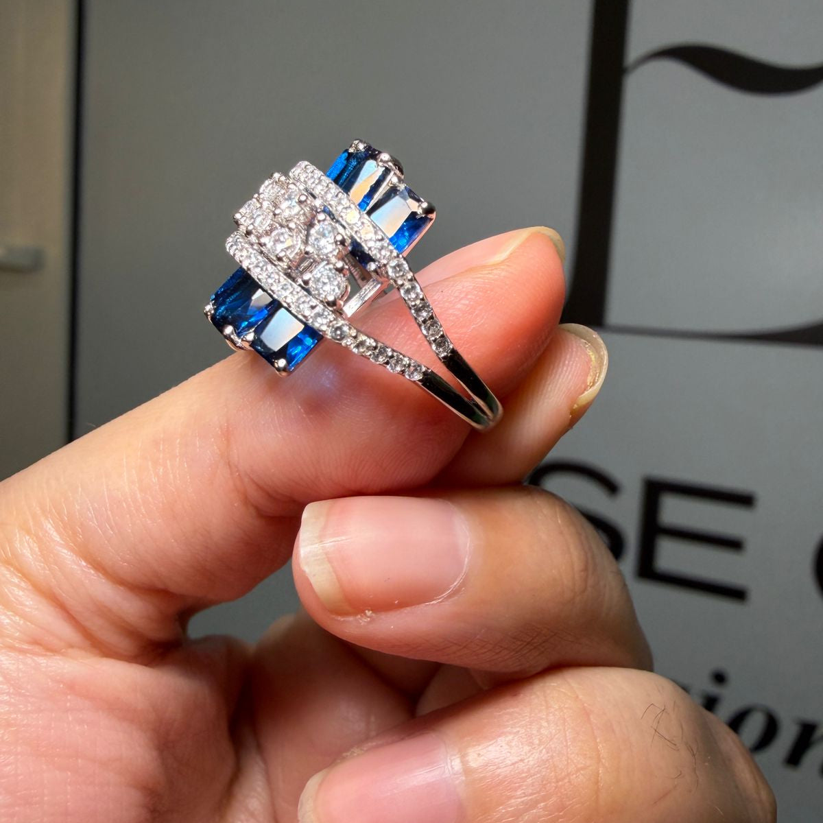 Sapphire Bloom Ring