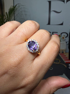 Amethyst Oval ring