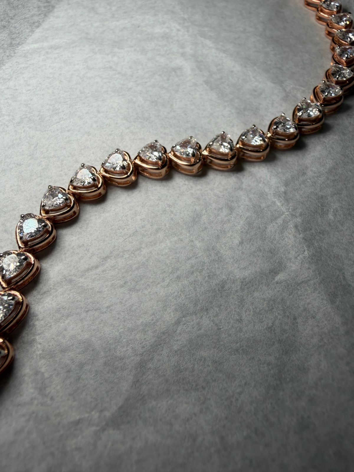 Heart Tennis Bracelet