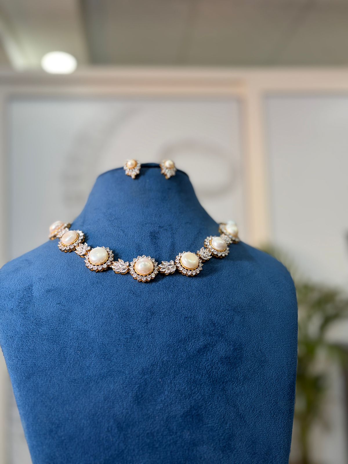 Pearl Marquise Necklace