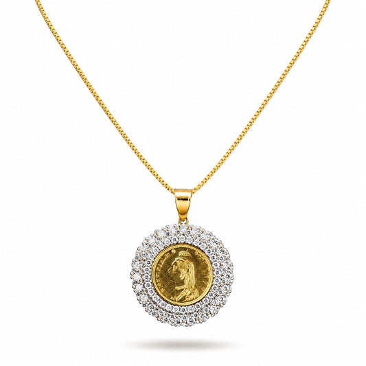 Ginni Halo Pendant Chain