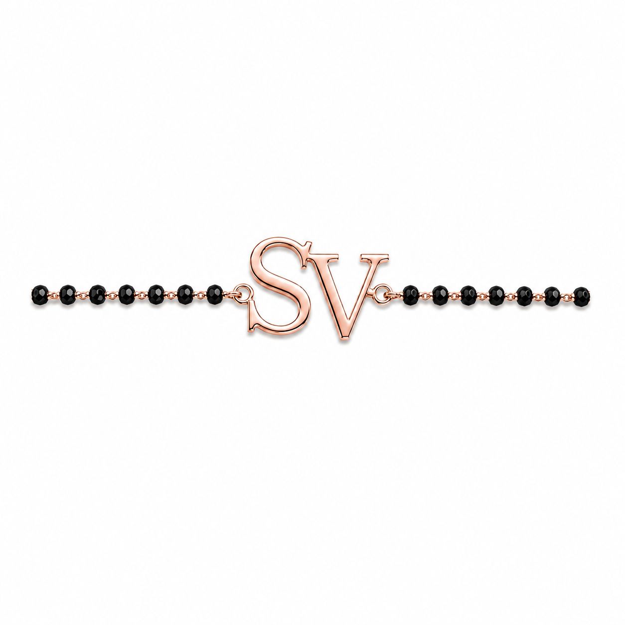 Initial Mangalsutra Bracelet