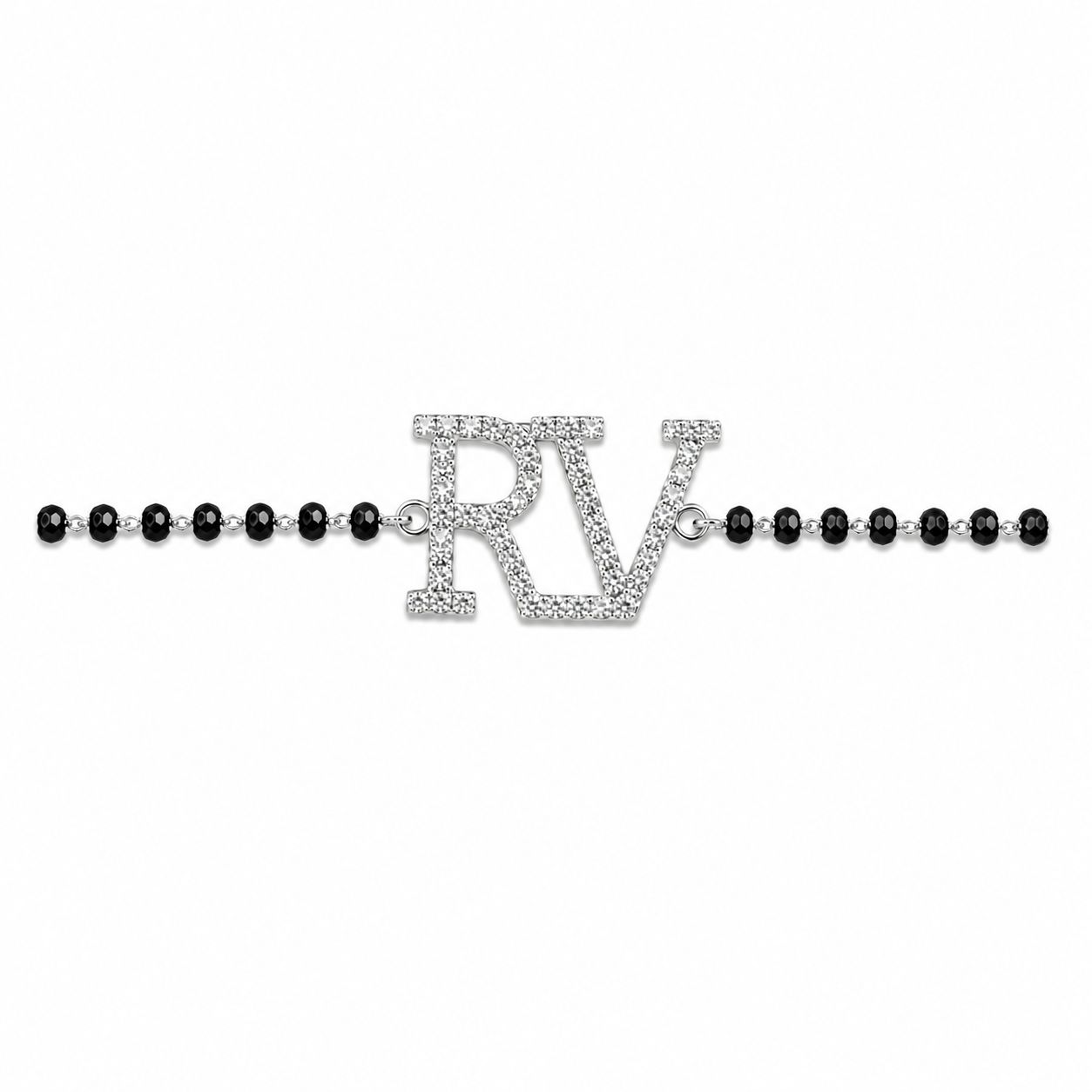 Initial Diamond Mangalsutra bracelet