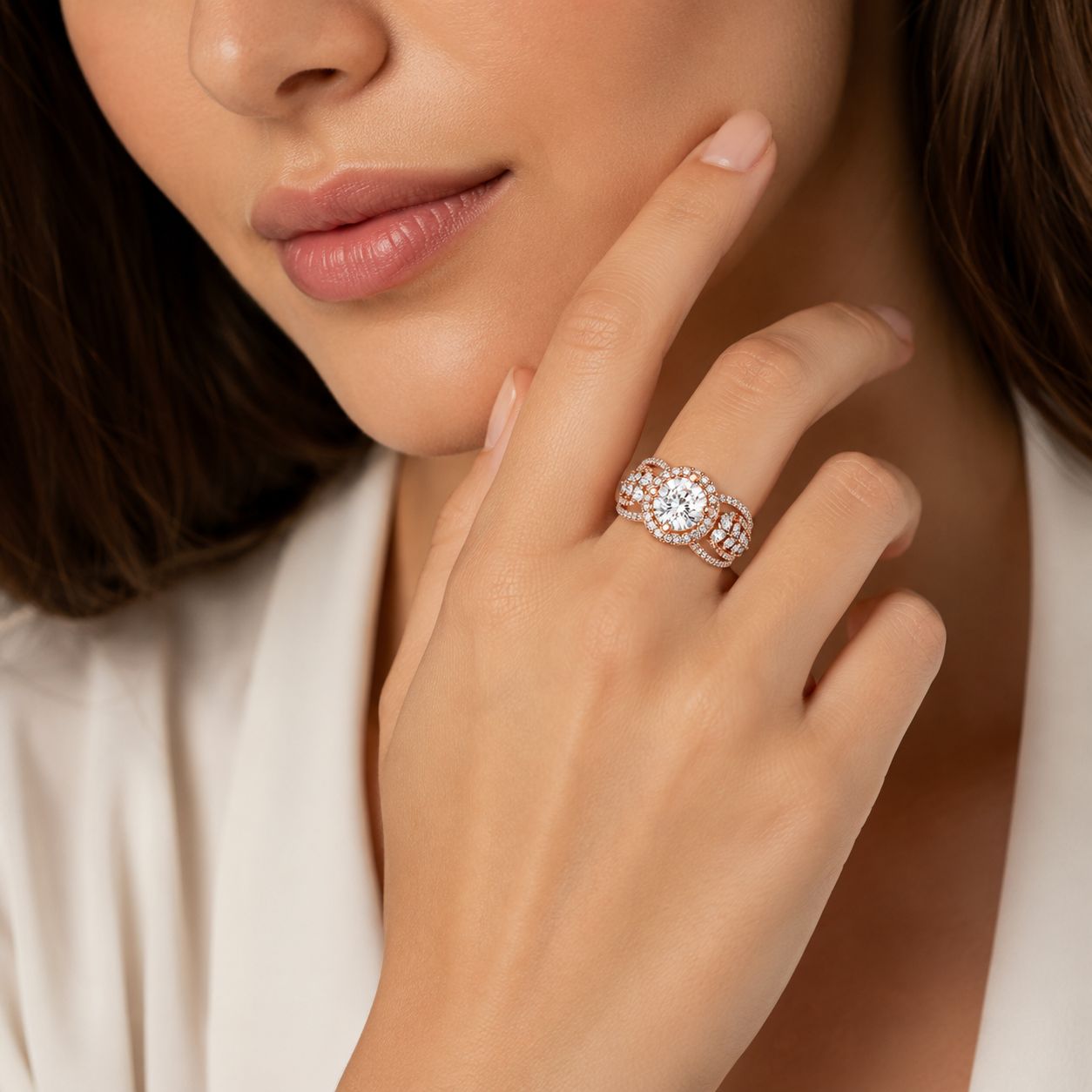 Solitaire Mahira Ring