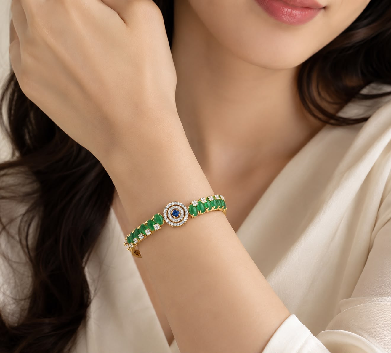 Rajwada Emerald bracelet