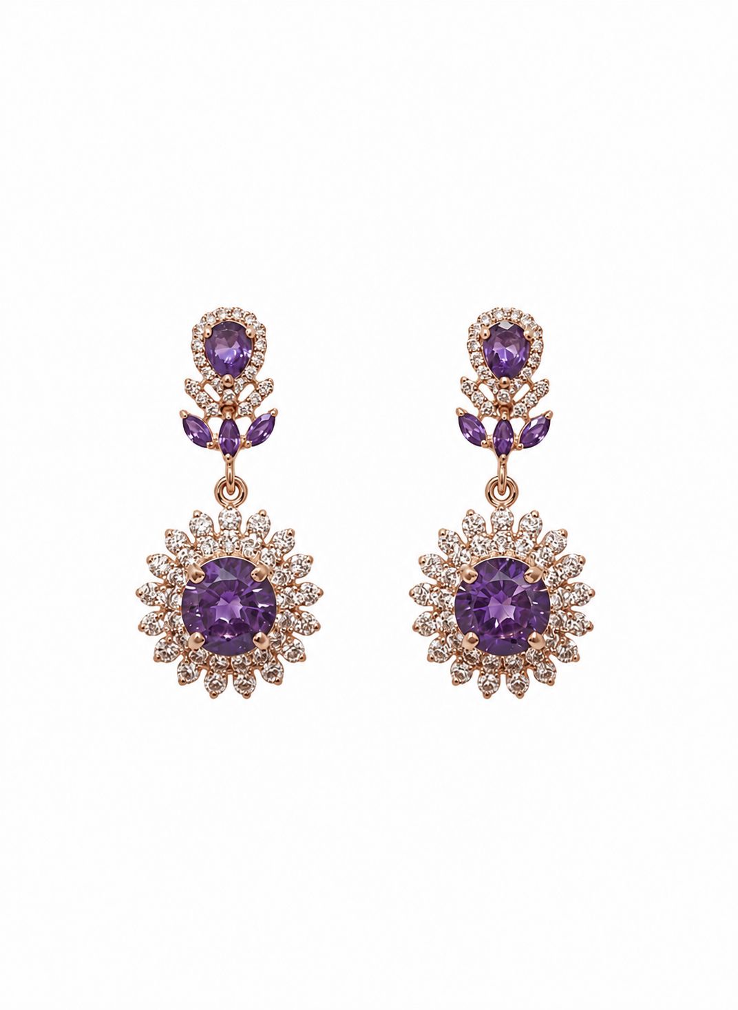 Amethyst Dangler Earrings