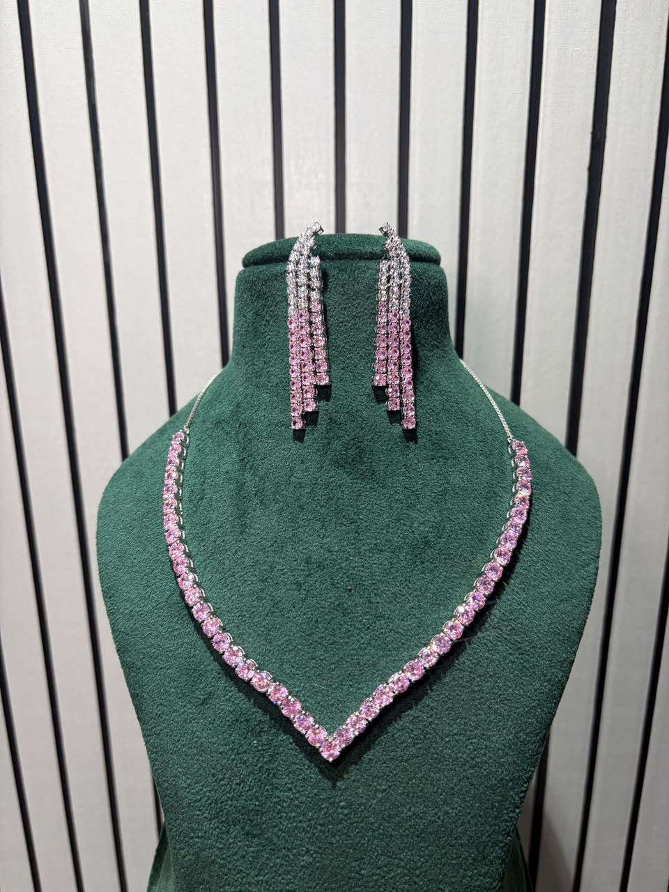 Pink Sapphire Necklace