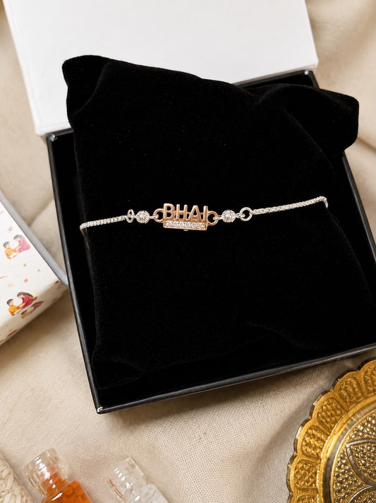 Bhai Diamond Chain Rakhi