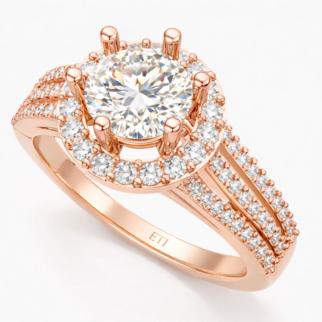 Solitare Multi Band Ring