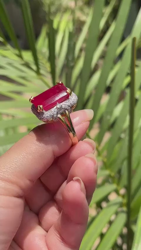 Most Demanded and Beautiful Ruby Ring Stone Manik Effective Stone  Astrological purpose for men & women
