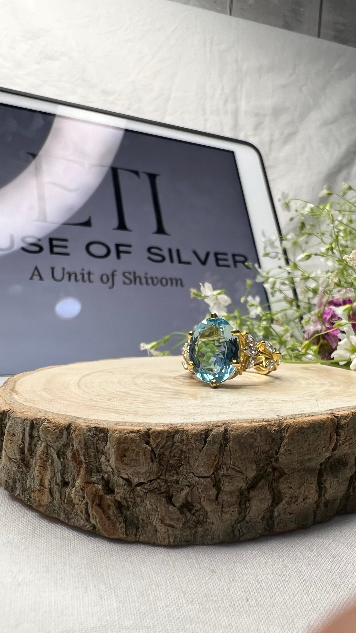 Rusul's Blue Topaz Ring